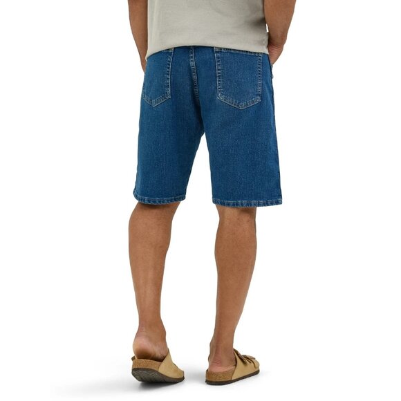 Wrangler Men's and Big Men's Relaxed Fit Five Pocket Denim Short, Size 38, Blue - Picture 3 of 5